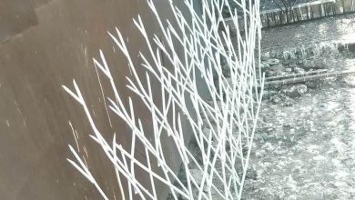 حفاظ دیوار مدرن برای نمای مینیمال