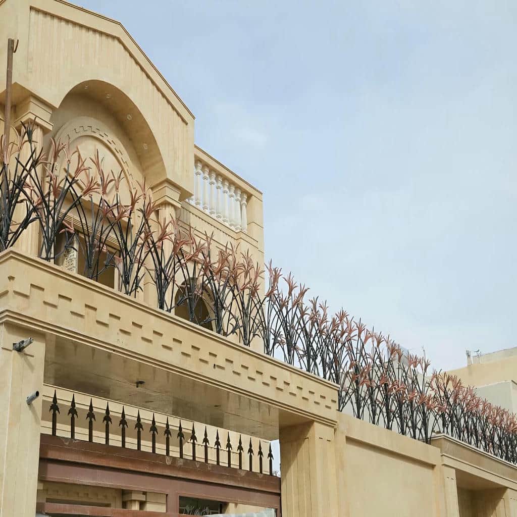 قیمت حفاظ روی دیوار باغ با میلگرد مقاوم