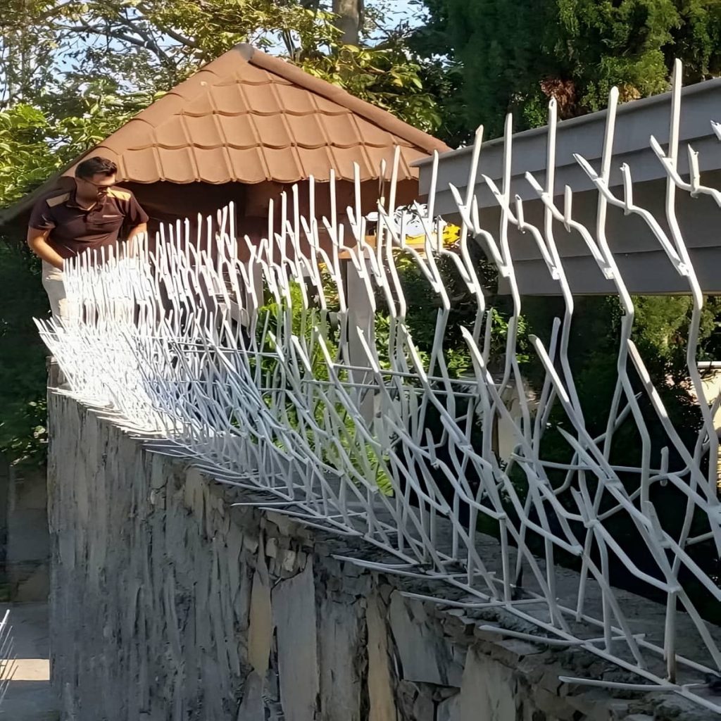 نرده حفاظ دیوار مقاوم برای محوطه