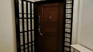 حفاظ پشت درب آپارتمان سفارشی