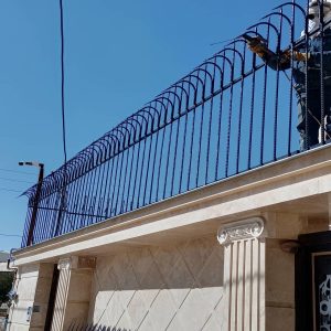 حفاظ سرنیزه ای دیوار مقاوم کلاسیک و بازدارنده