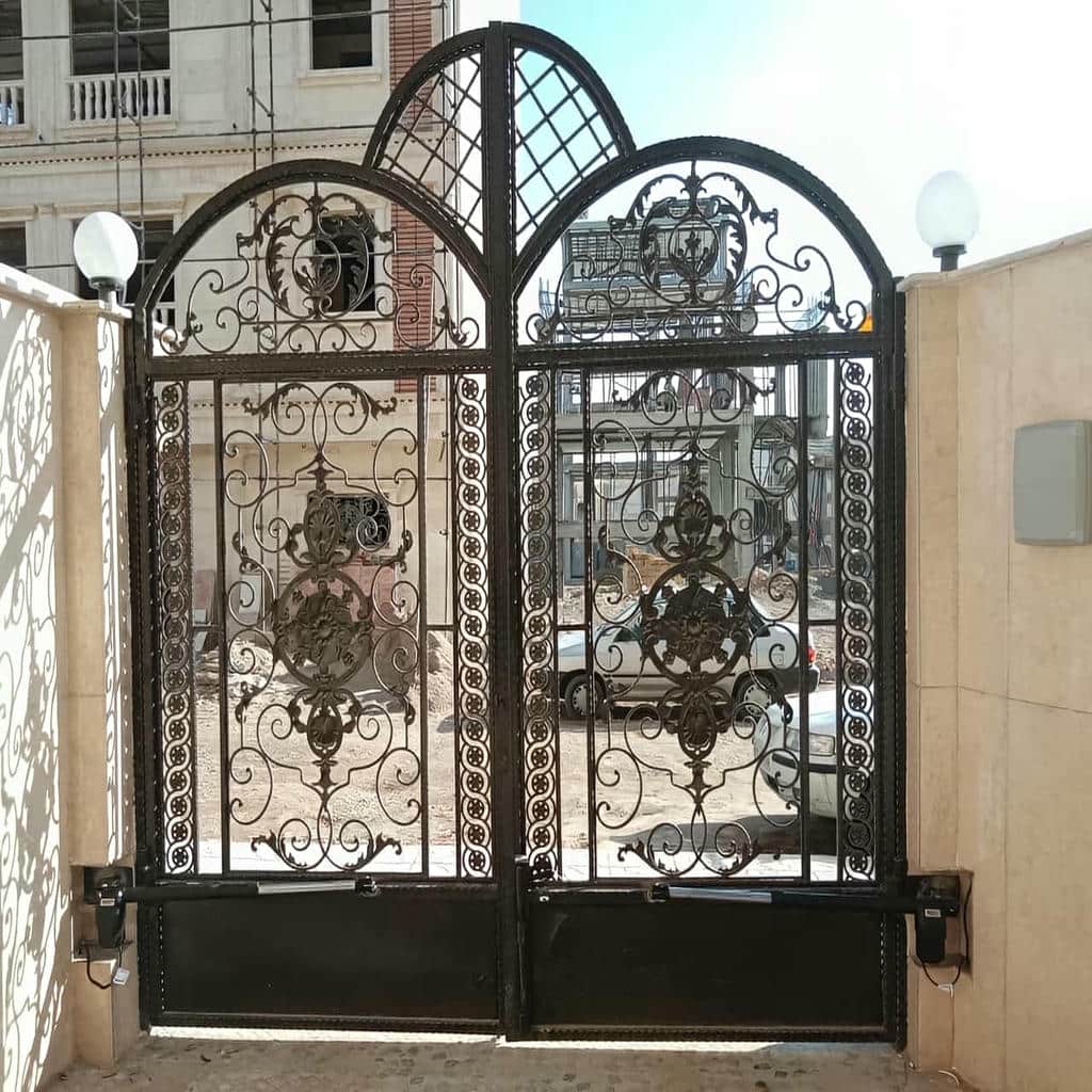 ریل صاف جک بی صدای درب پارکینگ در مدل کشویی