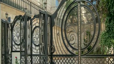 درب پارکینگ ریلی با ریل کف تراز و حرکت روان