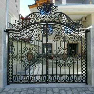 درب پارکینگ کشویی با ریل کف تراز و حرکت روان