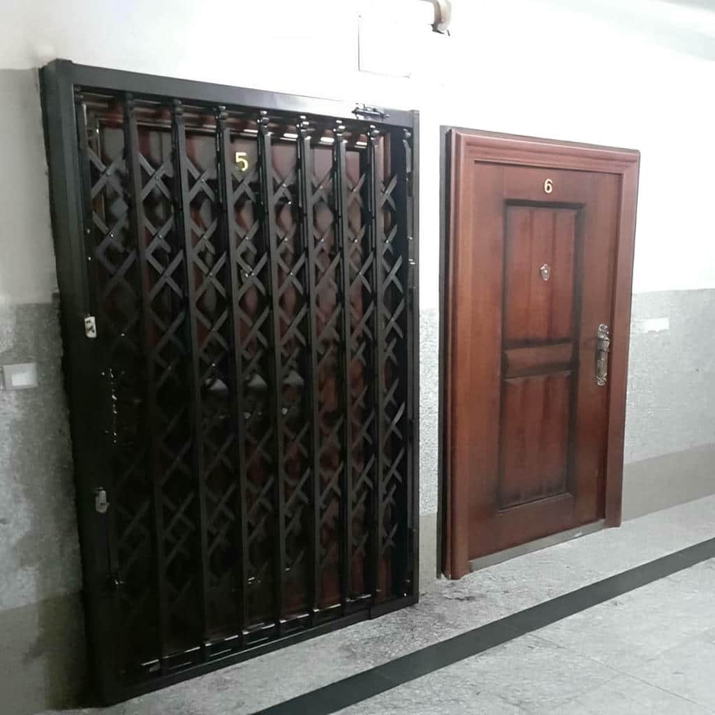 حفاظ آکاردئونی در مرحله اندازه گیری دقیق دهانه