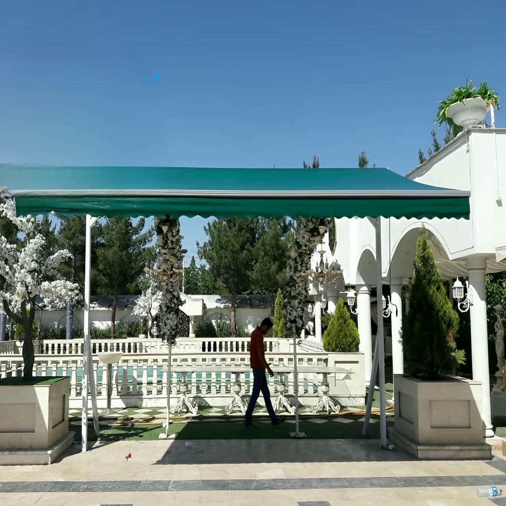 سایبان فول باکس با سازه منظم و اجرای دقیق