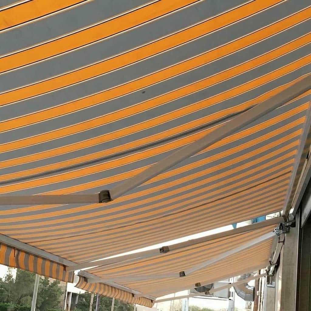 چادر برقی با پوشش منظم پس از اجرای صحیح چادر برقی با پوشش منظم پس از اجرای صحیح