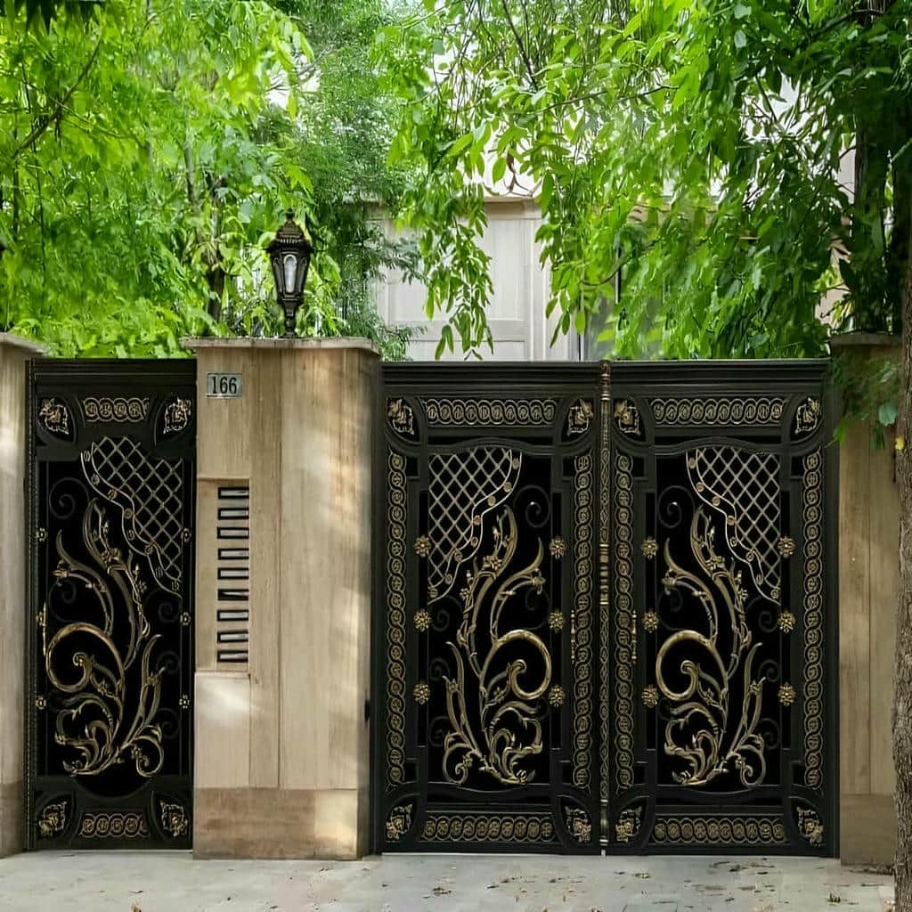 درب ویلا در نمونه کار ساخت سفارشی