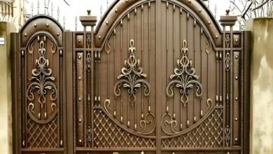 درب حیاط در مرحله مشاوره پیش از سفارش