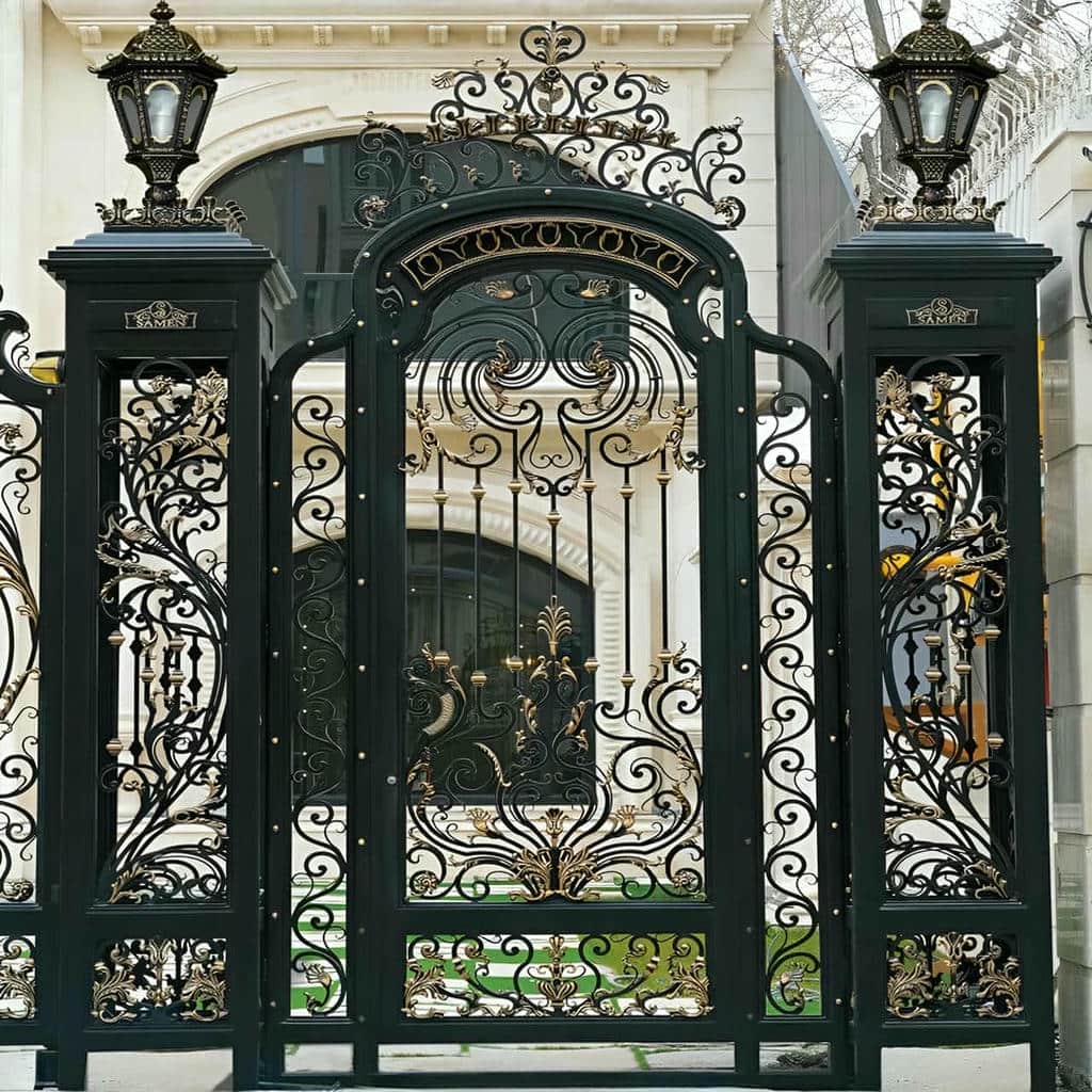 درب پارکینگ آماده بررسی نمونه رنگ واقعی
