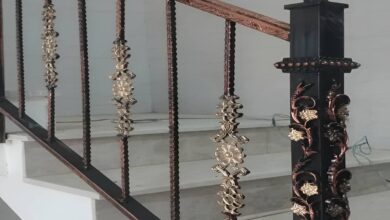 نرده پله کلاسیک در مرحله مشاوره برای نمای فرفورژه