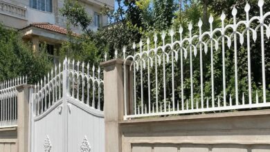 حفاظ فلزی دیوار با مدل ساده و کاربردی