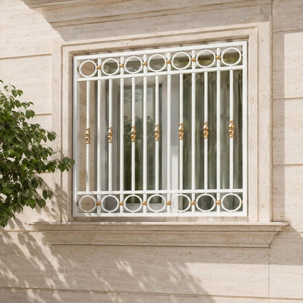 حفاظ پنجره دوجداره با جوش منظم و دسترسی مناسب حفاظ پنجره دوجداره با جوش منظم و دسترسی مناسب