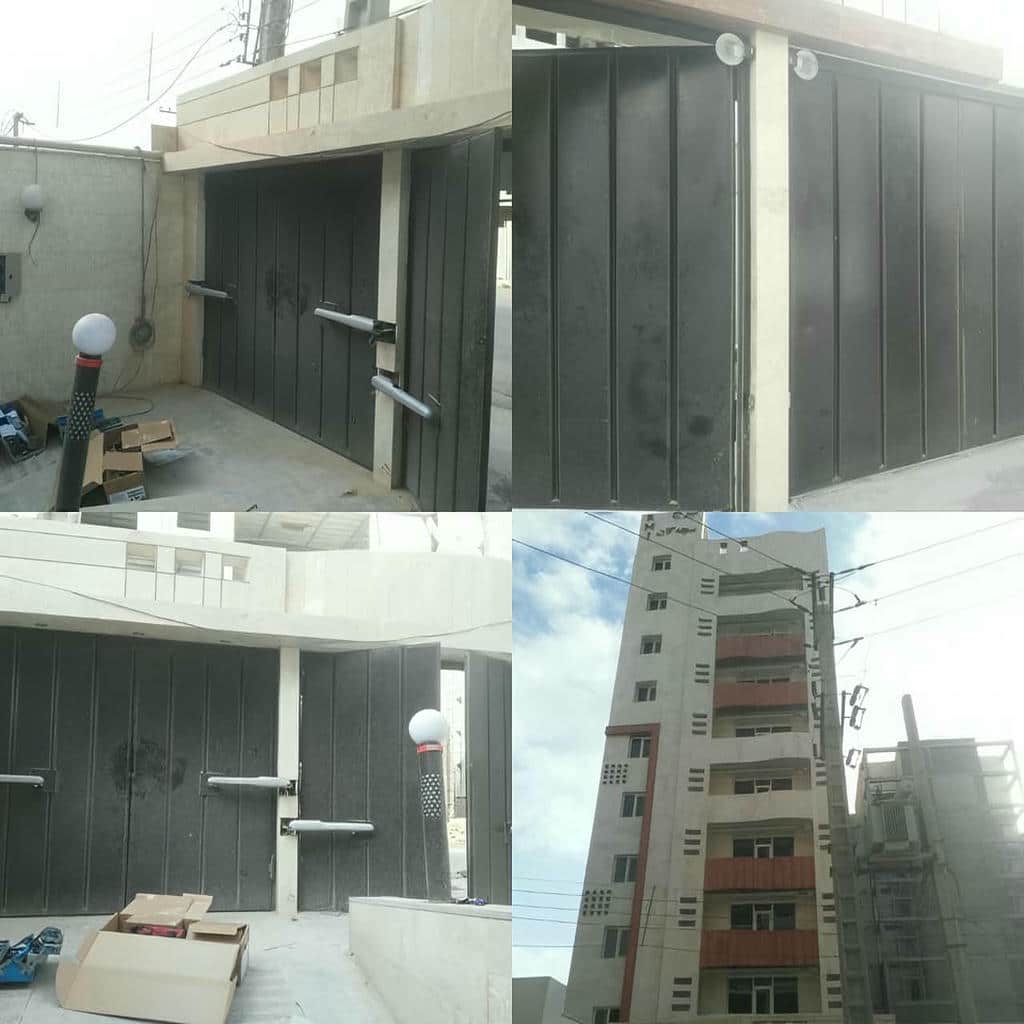 جک درب پارکینگ نصب شده استان خراسان رضوی