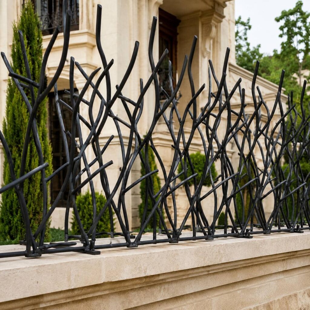 حفاظ دیوار سرنیزه‌ای فلزی استان اردبیل