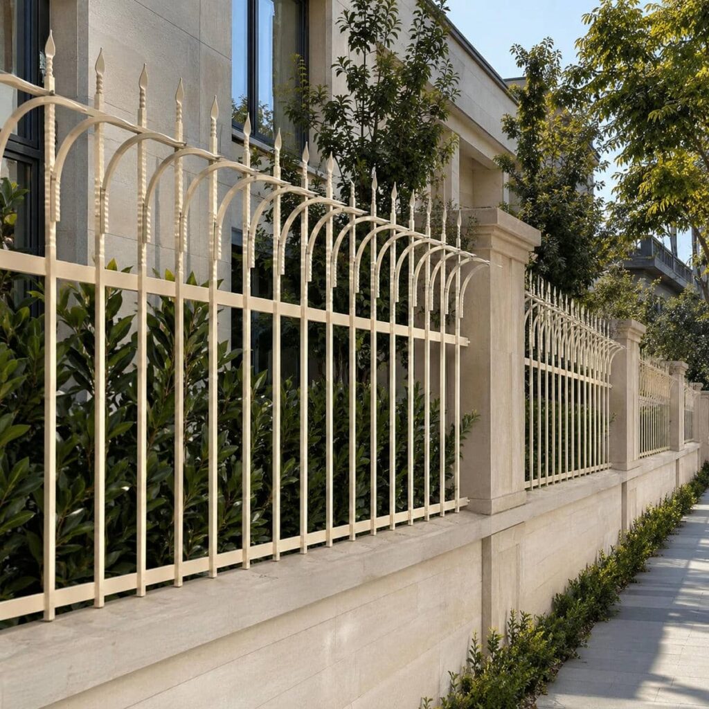 حفاظ دیوار سرنیزه ای فلزی در کرج