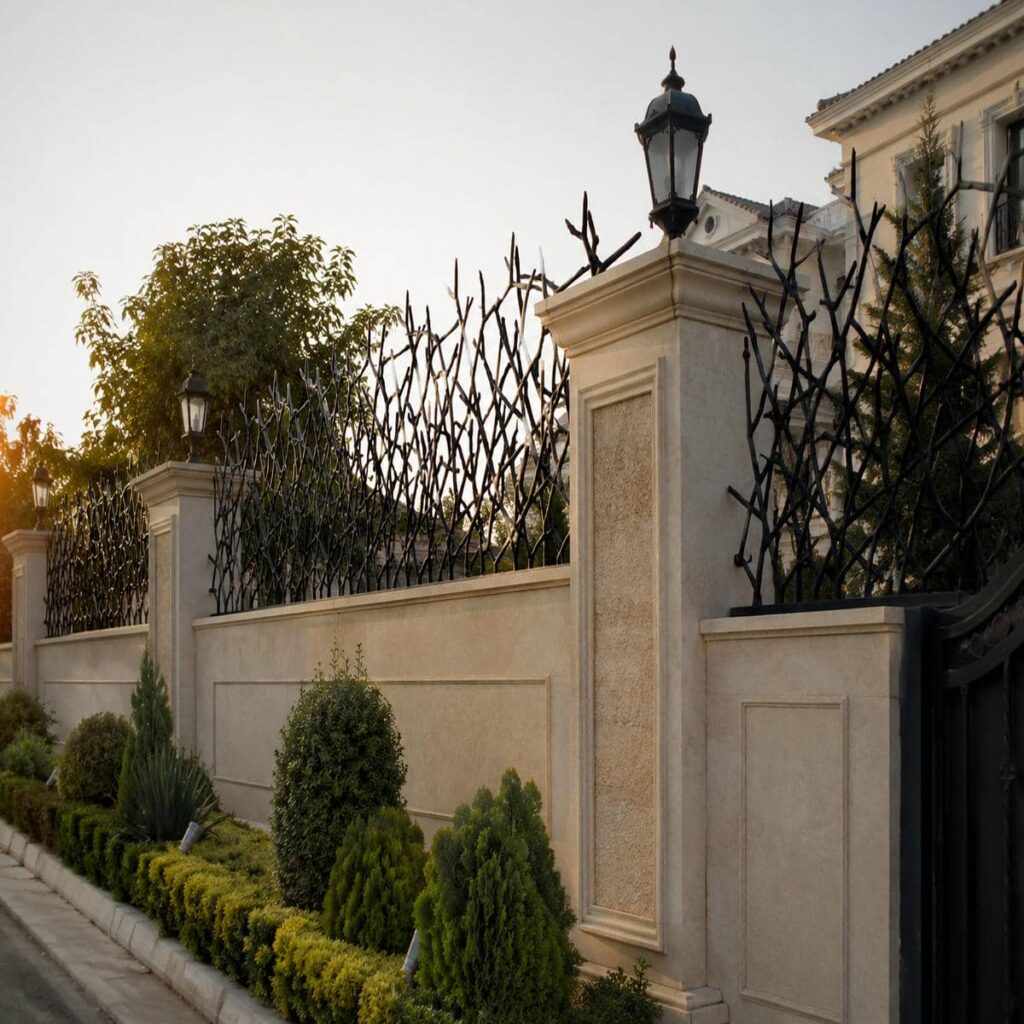 حفاظ دیوار سفارشی روی نمای سنگی استان هرمزگان حفاظ دیوار سفارشی روی نمای سنگی استان هرمزگان