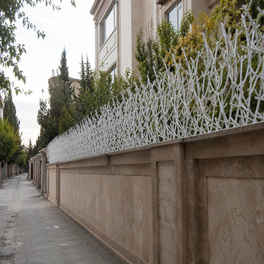 حفاظ دیوار شاخه‌ای با تراکم متوسط