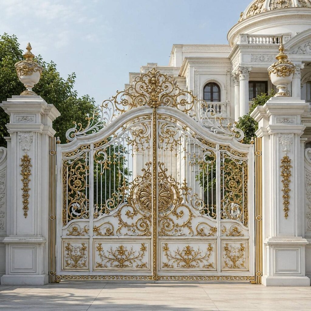 درب حیاط سفارشی مدرن