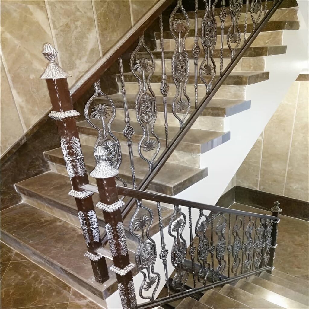 نرده راه پله دکوراتیو خانه سنندج