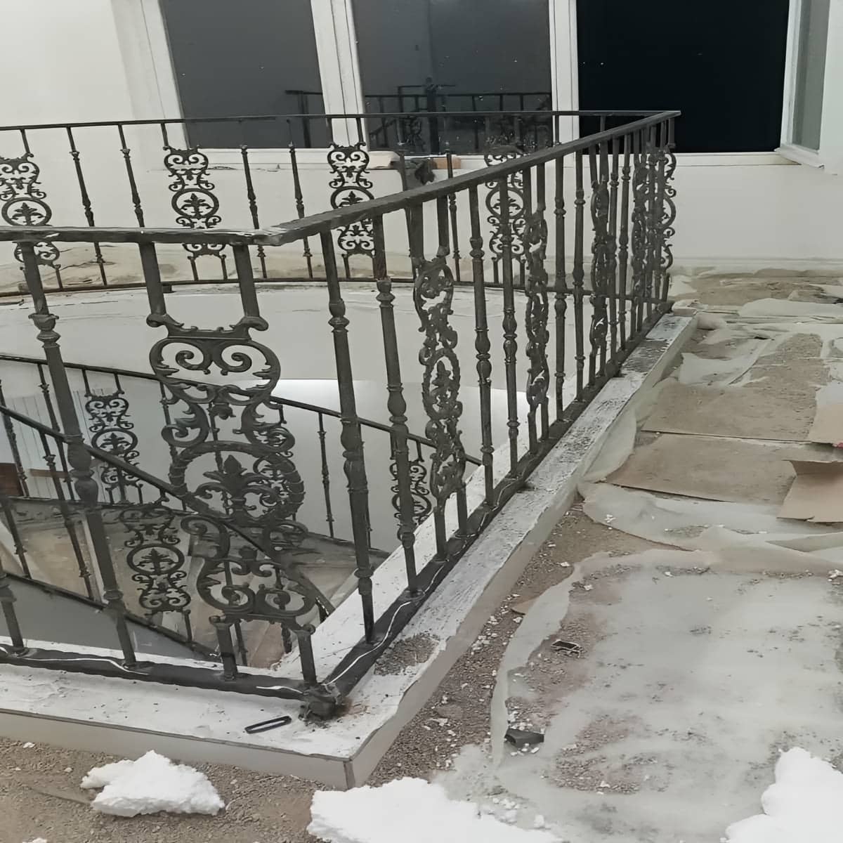 نرده راه پله فلزی قزوین