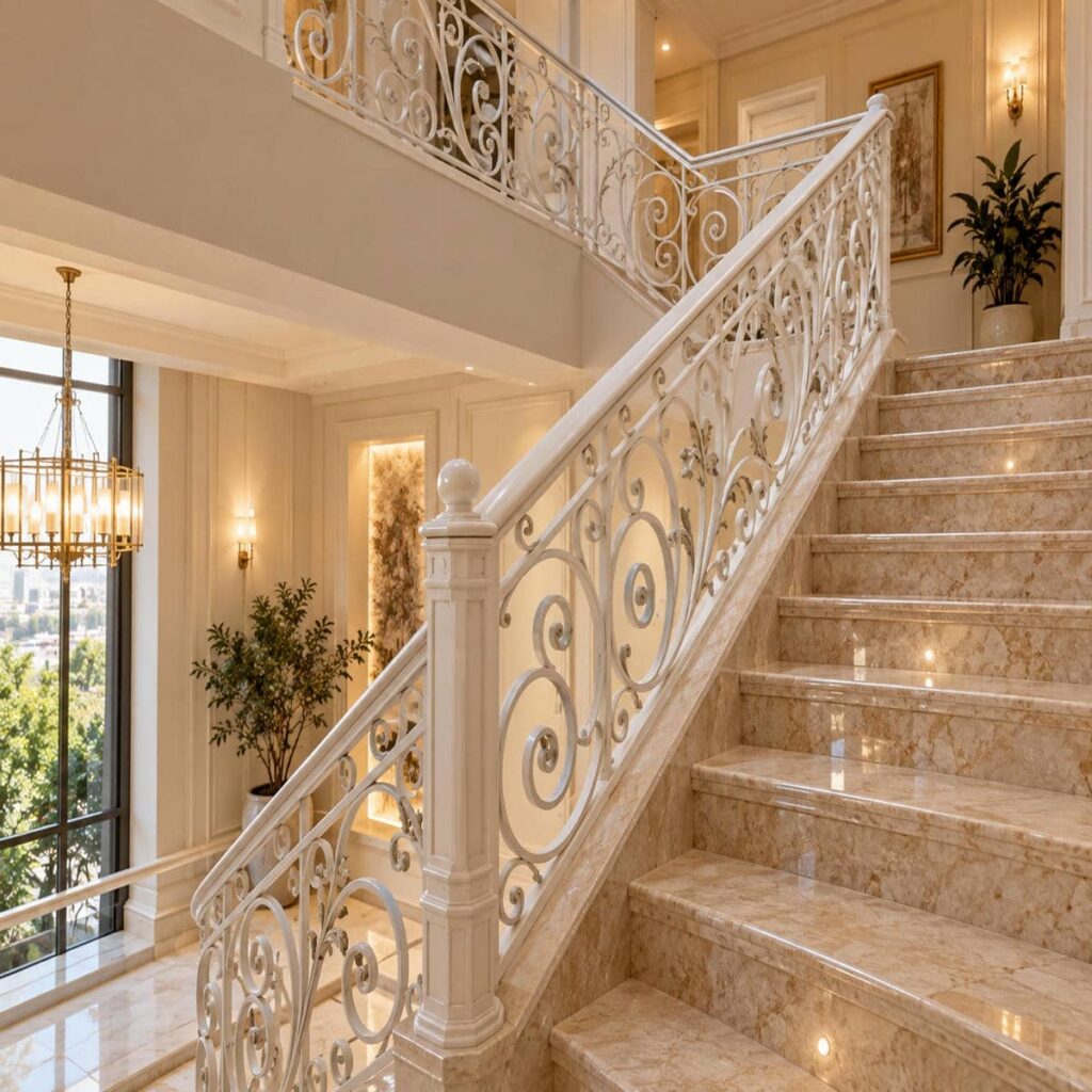 هندریل فلزی نصب شده در استان سمنان